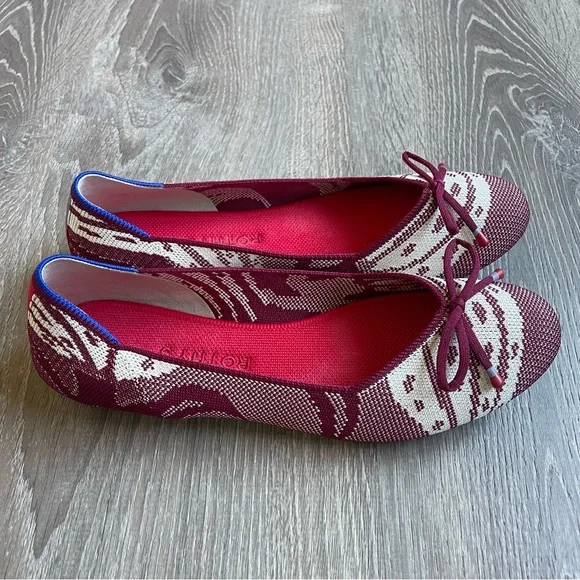 Rothy’s Botanical Burgundy Flats - Picture 3 of 5